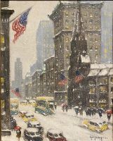 Winter at 57th and Fifth Avenue, 1948